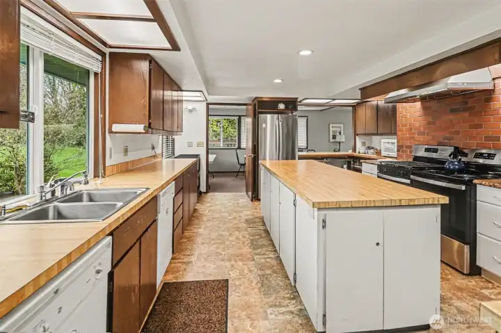 Generous size kitchen at clubhouse