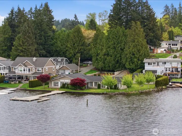 Approximately 280'+/- Of Private Lake Frontage.