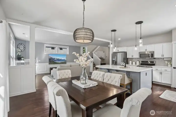 Open main floor living