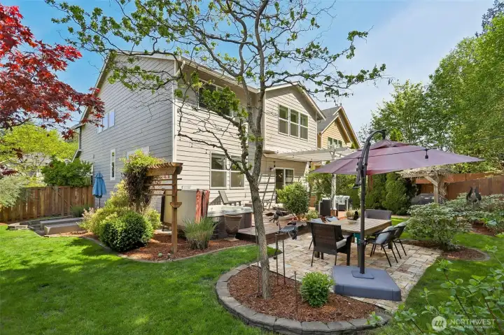 Private back yard