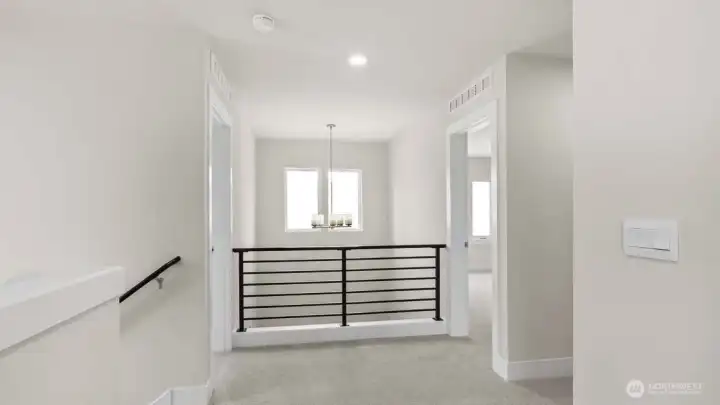 Upstairs Landing. Photos are for representation only.  Features, colors and selections may differ from photograph. See site agent for details.