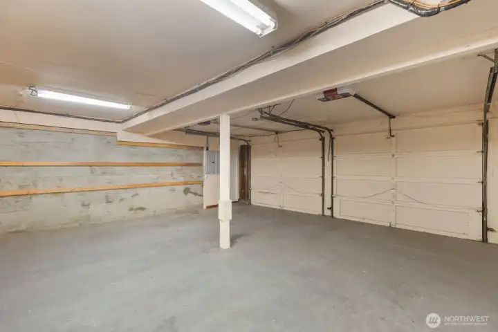 Two car garage