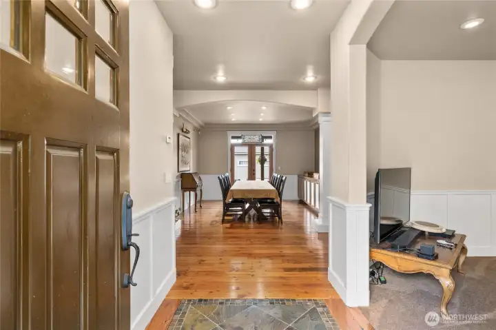 Custom WOOD flooring through out!  A MUST SEE!