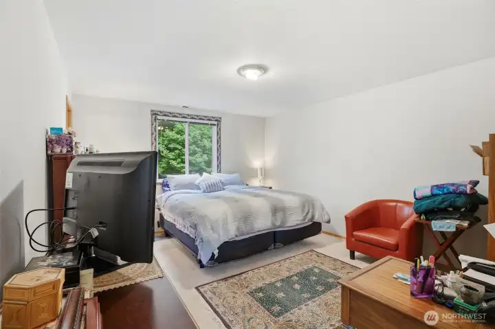 Primary bedroom suite includes a spacious walk-in closet (not pictured) providing ample storage and organization space. Primary bedroom suite includes a spacious walk-in closet (not pictured) providing ample storage and organization space.