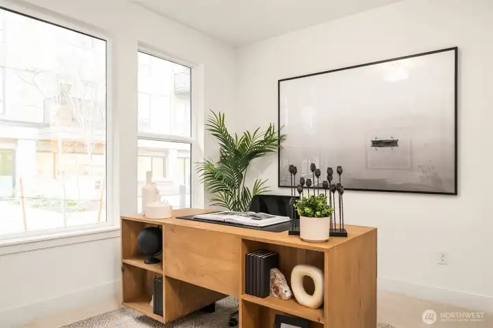 1st floor bedroom (or office) with ensuite bathroom. 1st floor bedroom (or office) with ensuite bathroom.