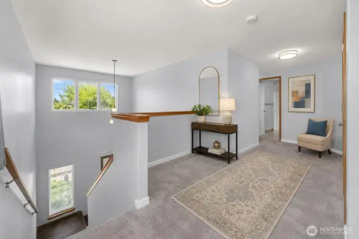 Staged 2nd Floor Landing Staged 2nd Floor Landing