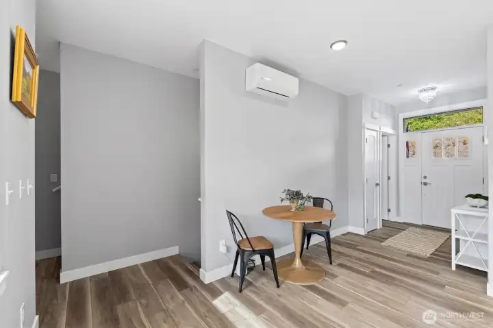 Ceiling fans and Ductless Mini splits keep you cool on hot summer days.