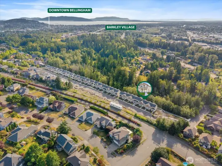 Close to Downtown, Barkley Village, Squalicum High School, and all of the trails you could want.