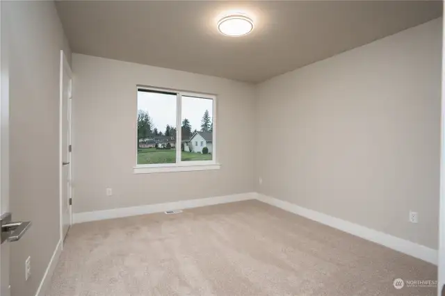 One of three extra bedrooms upstairs