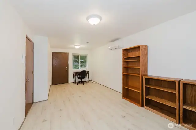 This flexible space can easily serve as a potential 6th bedroom, a 3rd bedroom for a duplex, or a dedicated work-out room or office—designed to adapt to your needs and lifestyle with endless possibilities.