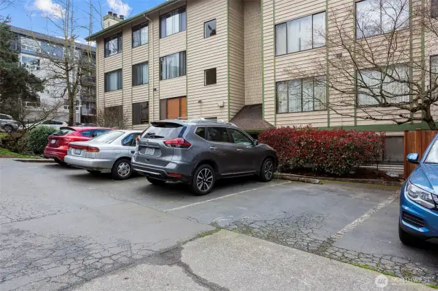 Assigned Parking spot right in the front