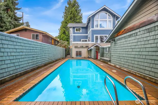 This Private swimming oasis is only shared by 2 units and has been updated and professionally maintained.
