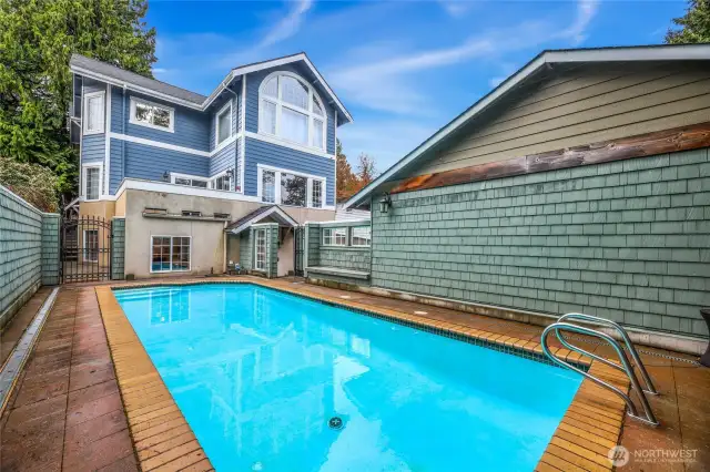 This Private swimming oasis is only shared by 2 units and has been updated and professionally maintained.