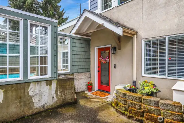 Enter your new home just across from the swimming pool.