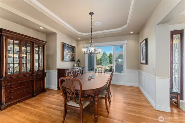 Formal dining space, just off entry