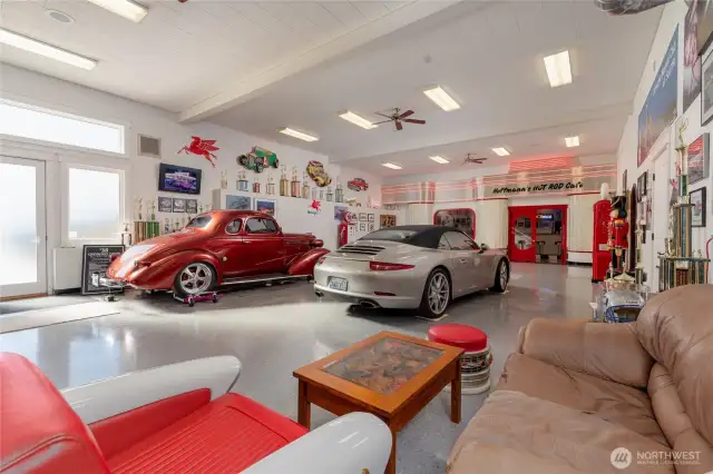 Lower level - approx 13' ceilings