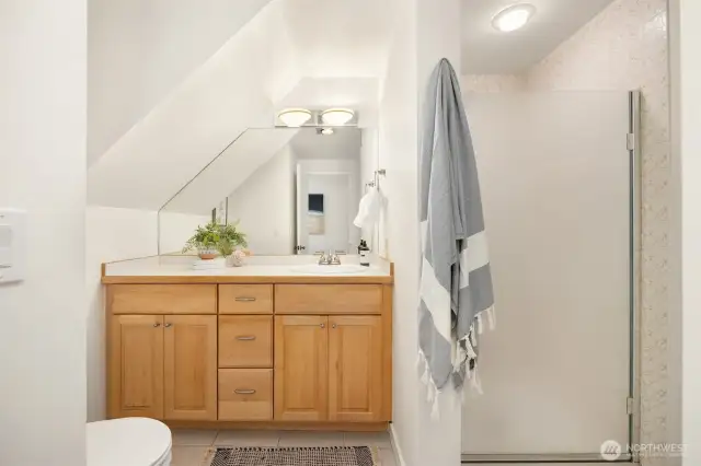 Hall bath.