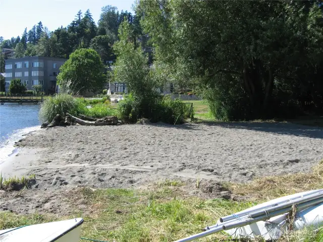 Private neighborhood beach.