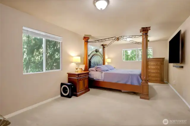 A better view to show you how big this bedroom is.