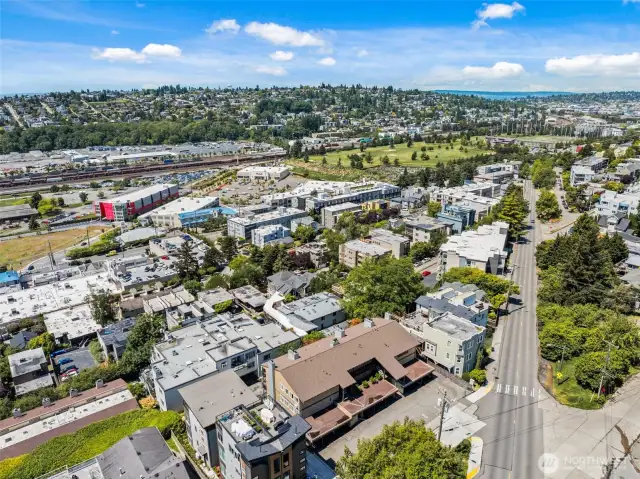 Aerial View Towards Interbay