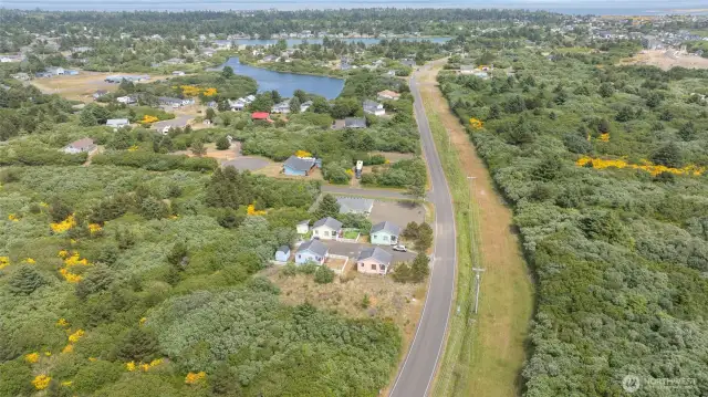A short distance East of the cottage is access to the freshwater canals and lakes.