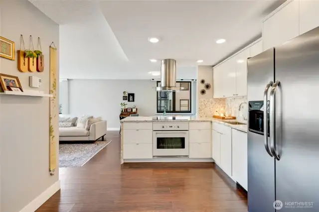 Nicely updated kitchen.