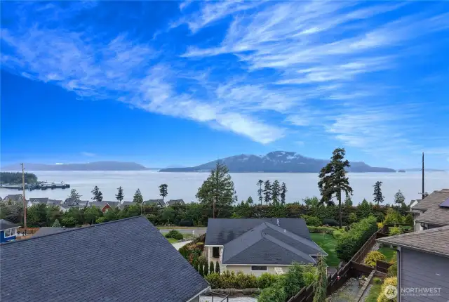 View from the main level back deck