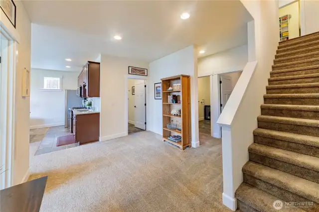 Downstairs landing hallway