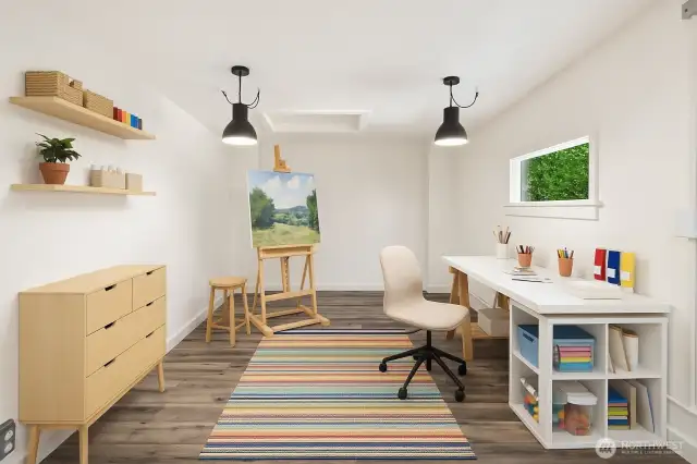 This room has been virtually staged