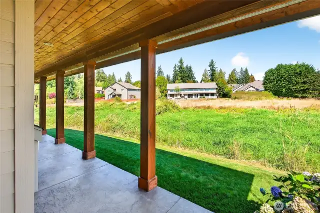 Enjoy sunsets and wildlife viewing from your porch!