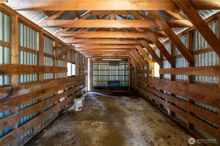 Inside Detached garage