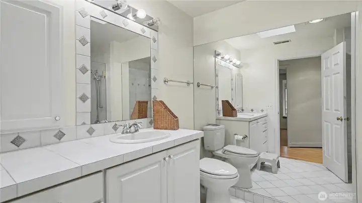 Second full bathroom upstairs.