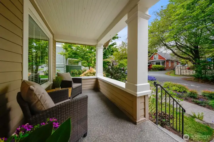 The perfect sitting porch.