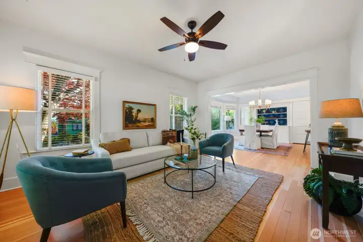 Comfortable open floor plan.