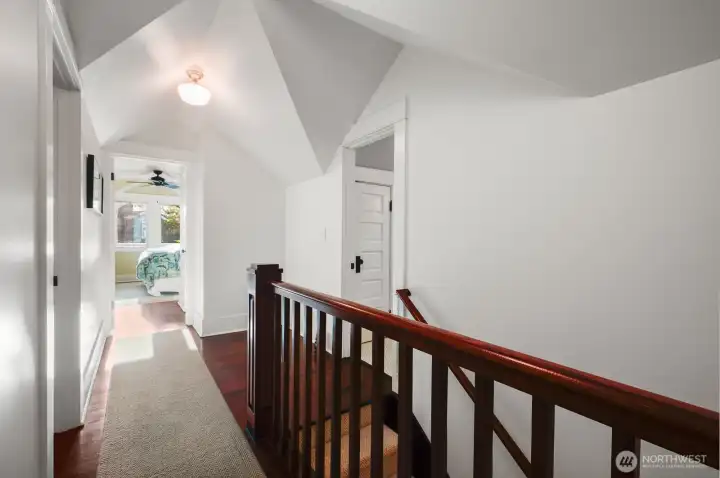 Upper level architectural details