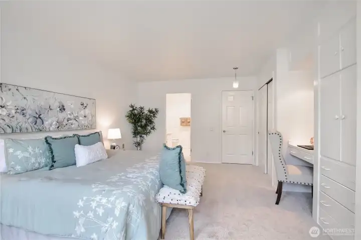 Another view of spacious primary bedroom.