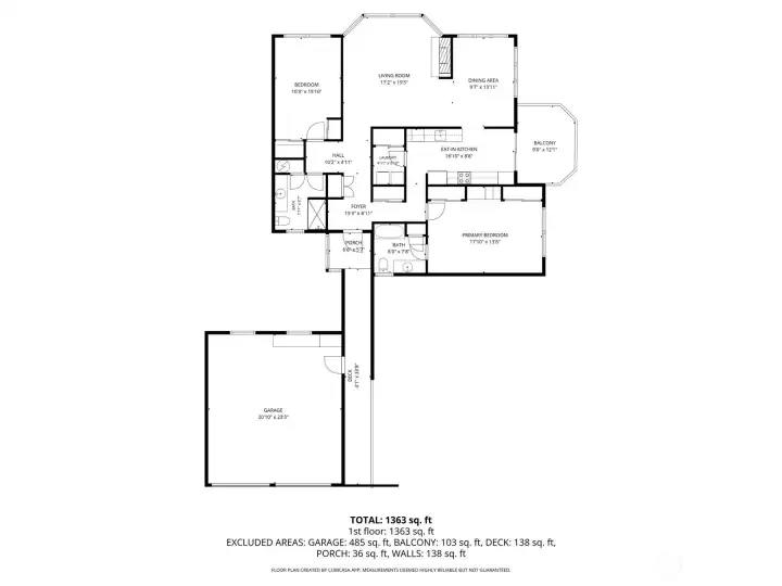 Floorplan - buyer to verify.