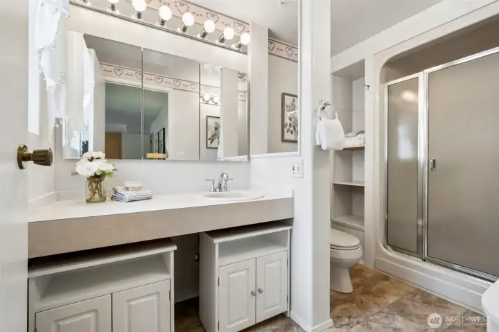 Thanks to the added 3/4 bathroom, the lower level works great as the primary bedroom, if preferred!