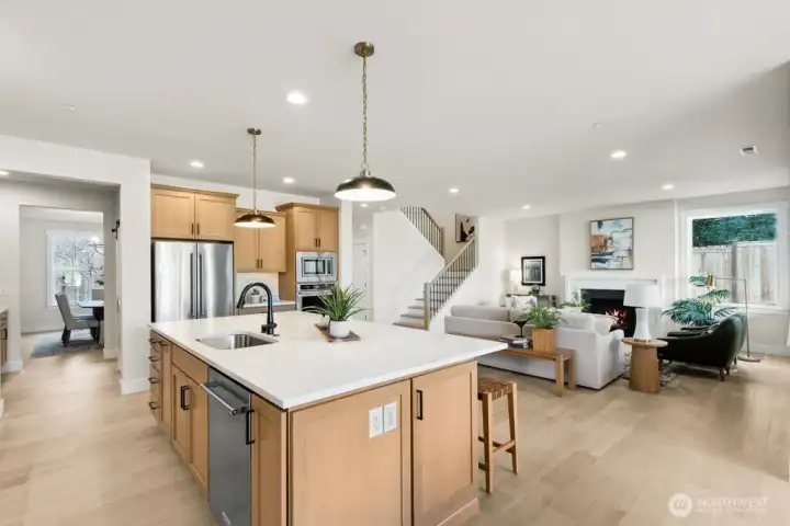 Photos are of a previous Burke home in another community.  Photos are for illustration purposes only; colors and finishes may vary.