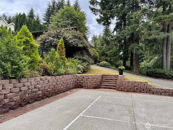 Awesome hardscaping. The works been done for you.
