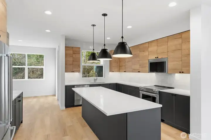 Pictures of finished home with similar floor plan and interior spec.