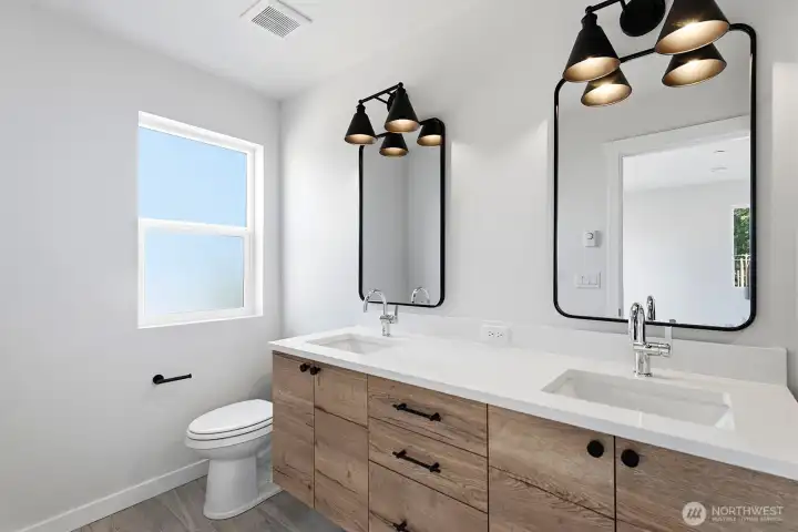 Pictures of finished home with similar floor plan and interior spec.