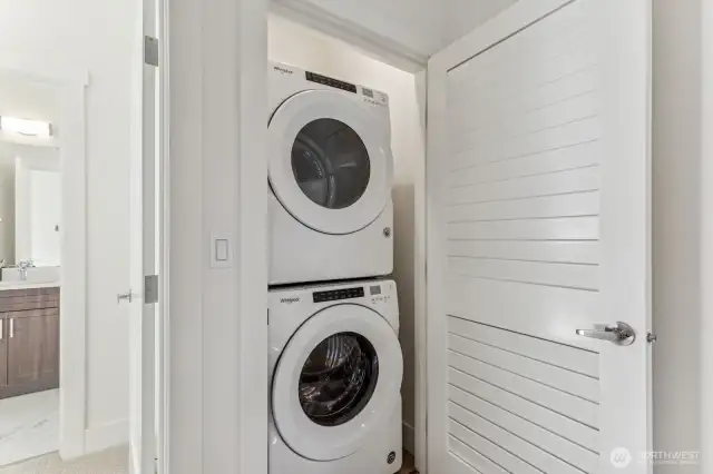 3rd level Laundry in the perfect spot.