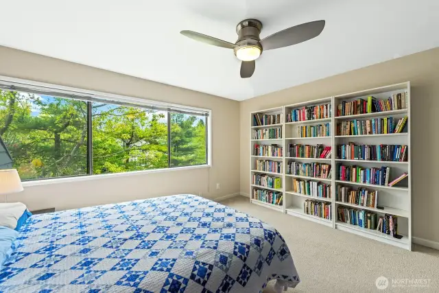 The Bookshelves in the Primary BR stay.