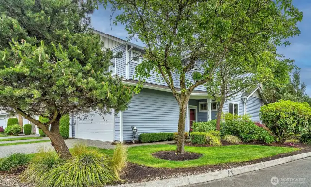 The neighborhood is elegantly maintained by the HOA.