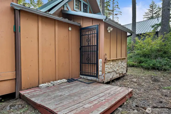 Back Entrance.