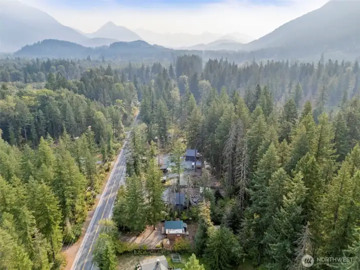 Spot the Green Metal Roof!