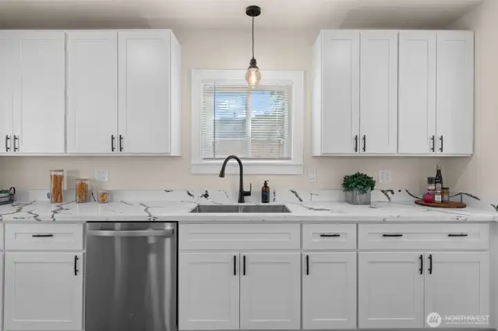 Farm sink and so much cabinetry!