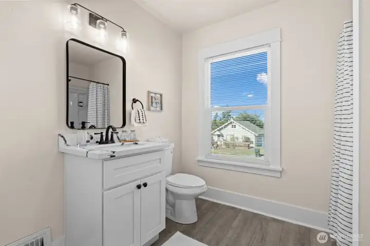 Main floor bathroom 2 with walk-in  shower