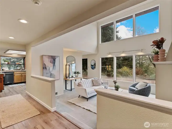 Living Room Entry- Looking towards Kitchen  6008 Indian Trail NE, Tacoma, WA 98422  6008 Indian Trail NE, Tacoma, WA 98422